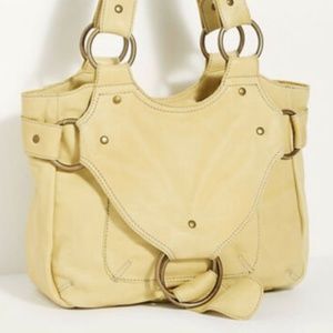 Free People "Bardot" Leather Tote Bag Purse